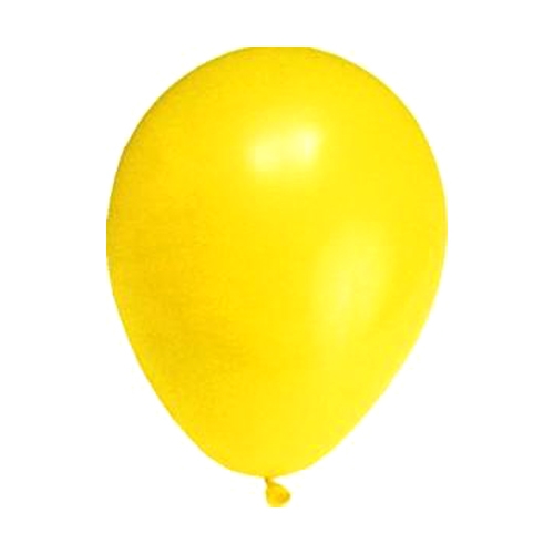 Balón M 25 cm, žltý /100 ks/