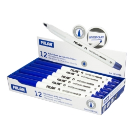 Popisovač MILAN Whiteboard Marker 3,7 mm - modrý