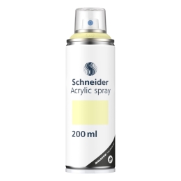 Akrylový sprej Schneider 200 ml Paint-It 030 - svetložltý pastel