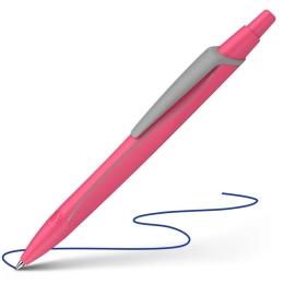 Pero guľôčkové Schneider Reco Neon pink - modrá náplň