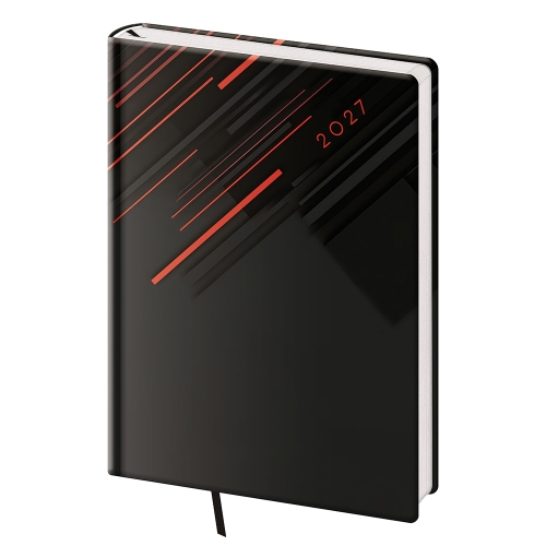 Diár 2027 týždenný A5 Vario - 1 RED LINES