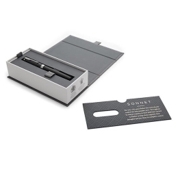 Roller Parker Sonnet Matte Black CT, black F