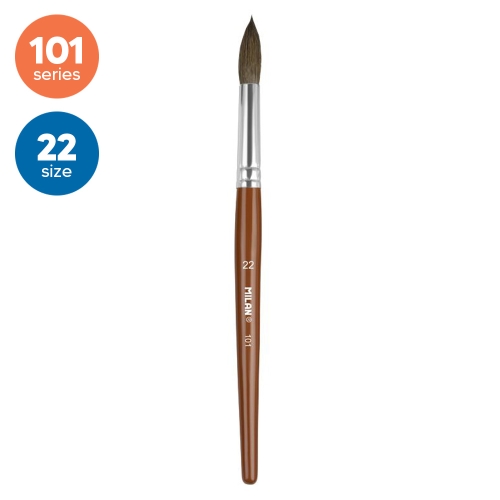 Round brush MILAN no. 22 - 101