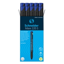 Popisovač univ. Schneider Maxx 220 permanent, hrot S - modrý (7)
