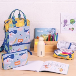 5-Pocket pencil case, Blue Odyssey series (5)