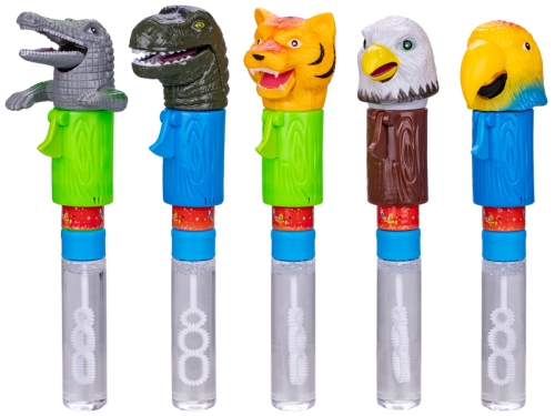 4asstd 23cm plastic bubble fun w/click-clack mouth animal 12pcs in PDQ