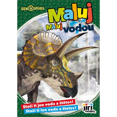Coloring book Paint with water A5 - Dinosaur