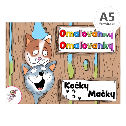 Coloring book A5 LUX - Cats