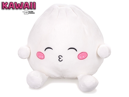 Plush Friends Kawaii Bao knedľa plyšová 25cm špuliaca pusu 0m+