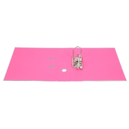 Lever arch file Office A4 80 mm - pink