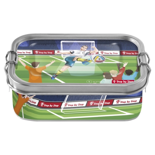 Stainless steel snack box, Soccer Ben