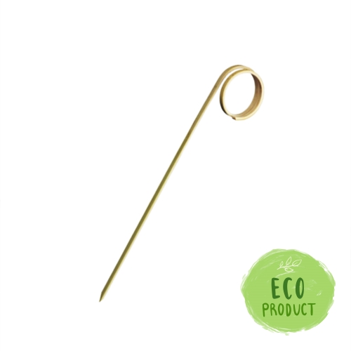 Bamboo toothpicks for canapés eyelet 11 cm (100 pcs in a pack.)