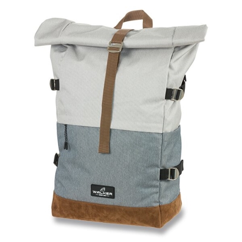 Backpack Walker Roll-up Two Light Grey / Grey