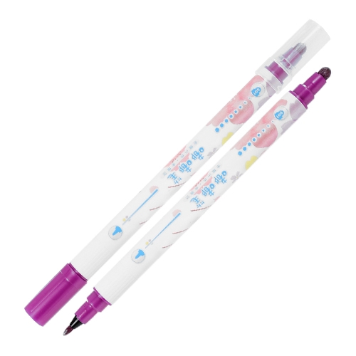 Double-sided marker pen M&G Sakura - Metallic, dark purple