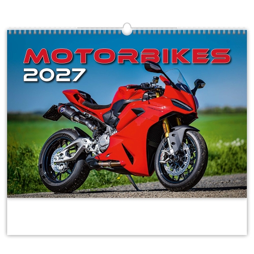 Nástenný kalendár 2027 Motorbikes