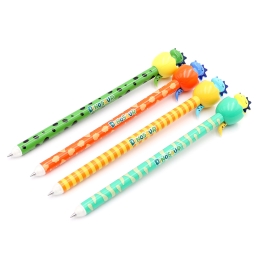 Gel/rubber pen JUNIOR iErase Dinosaur 0,7 mm (mix /price 1pc) blue refill (3)