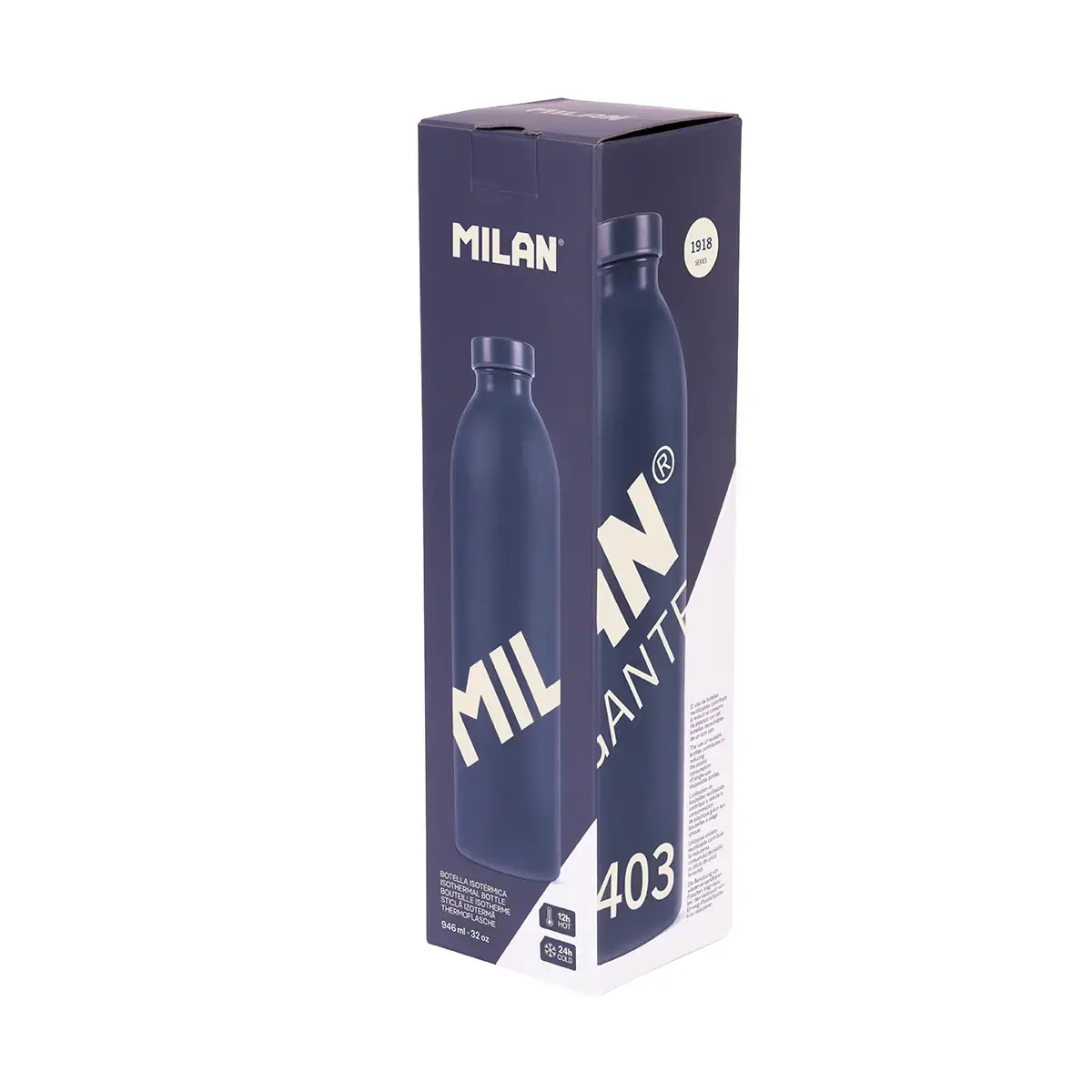 Termo fľaša MILAN Gigante 946 ml - modrá