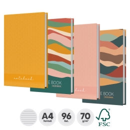 Hard Cover Notebook A4 - 96 sheets lines, HCA4-96-L (3)