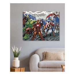 Diamond painting (with frame) - Avengers heroes