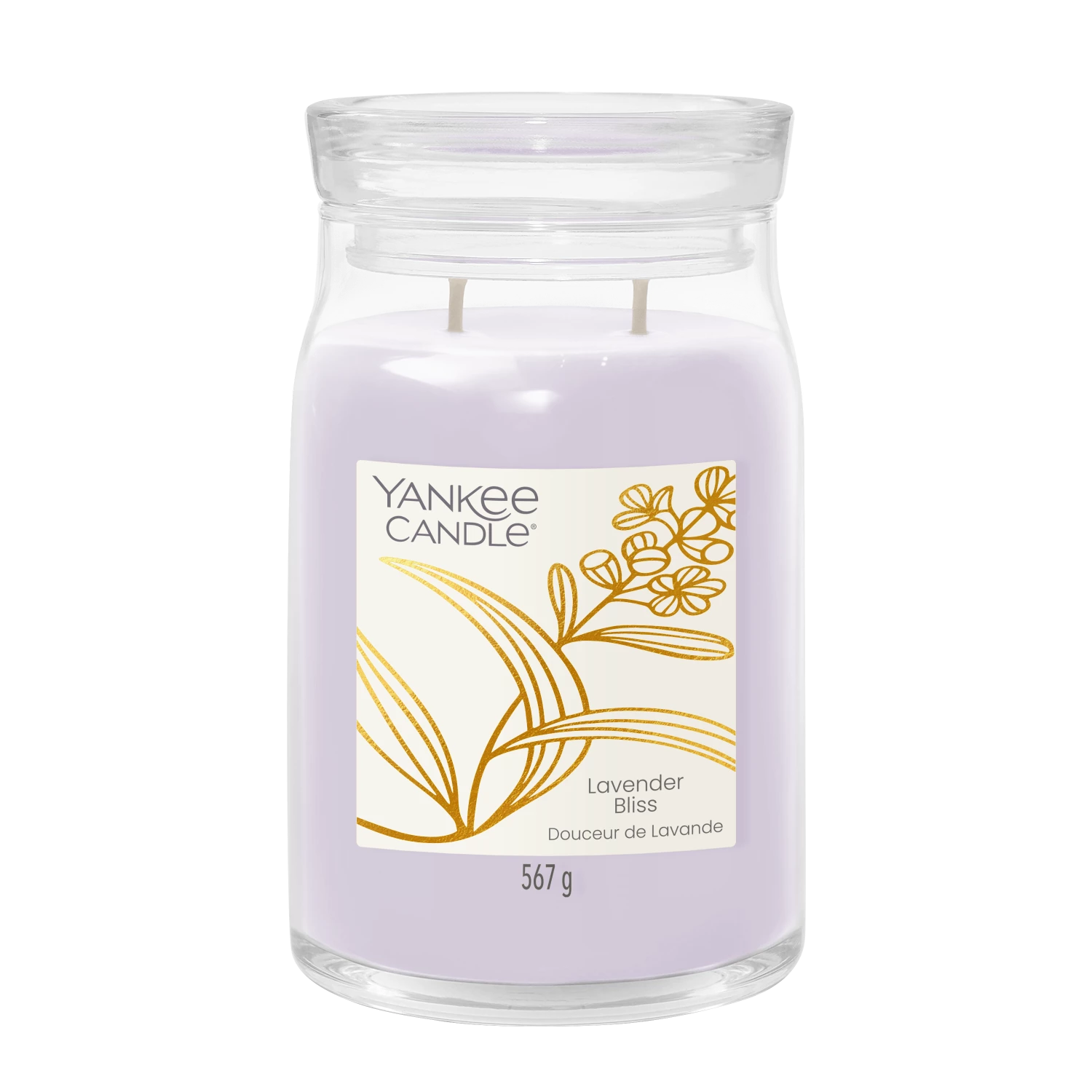 Sviečka Yankee Candle - LAVENDER BLISS, veľká
