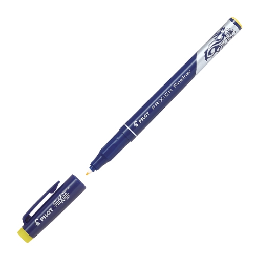 Pilot Frixion Fineliner 0.45mm, yellow