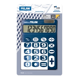 10-DIGIT BLUE CALCULATOR 150610
