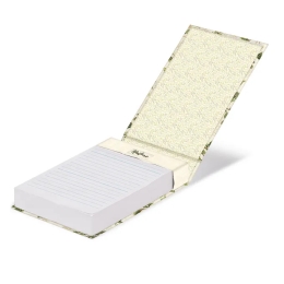 Trhací zápisník MAXI Nature, bielo-zelený 10x14,7 cm (1)