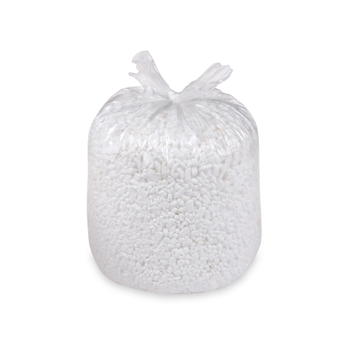 Bin bag (HDPE) white 36 x 44 cm 10L `XS` [50 pcs]