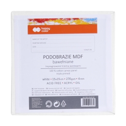 Cotton Canvas 24x30, White, MDF 4mm, Happy Color (1)