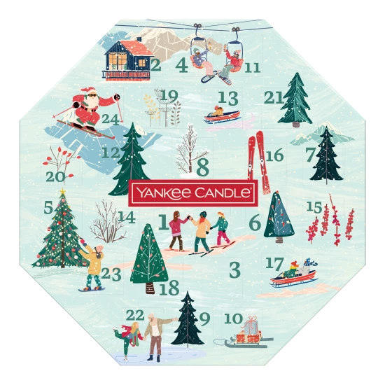 Vianočný set 25 Adventný kalendár - Veniec