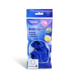 Balloon M 25 cm, dark blue /10 pcs/ (1)