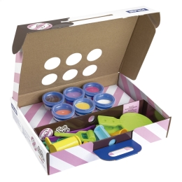 Plasticine MILAN Soft Dough set of 6 colors + tools "Ice creams & Waffles" (2)