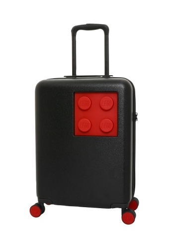 LEGO detský cestovný kufrík URBAN 20\" - Čierny-Červený