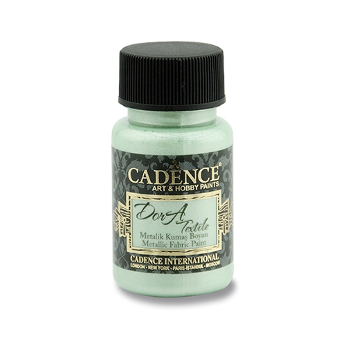 Textilná farba Cadence, metal. mätová, 50 ml