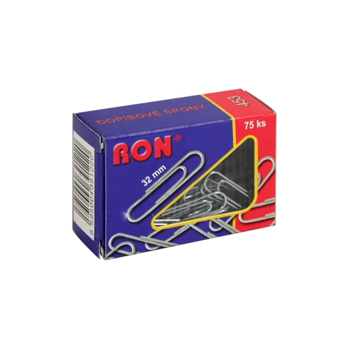 Spony kanc.RON 32 mm, 75 ks