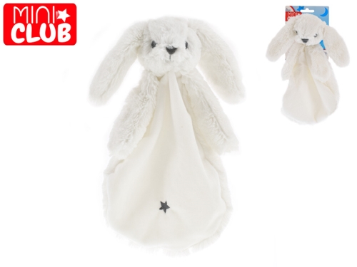 27cm plush white rabbit Mini Club comforter 0m+on TOC
