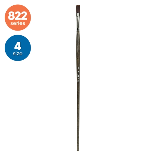Štetec plochý MILAN č. 4 - 822 s ergonomickou rukoväťou