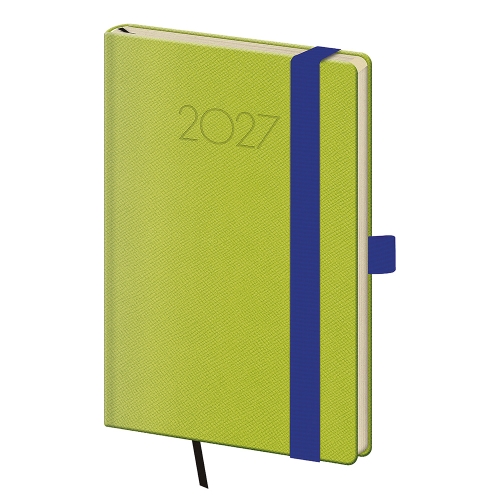 2027 Weekly Pocket Planner "New Praga" - Green