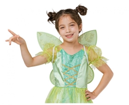 Children's costume Green Fairy (dress, wings), size 120/130 cm
