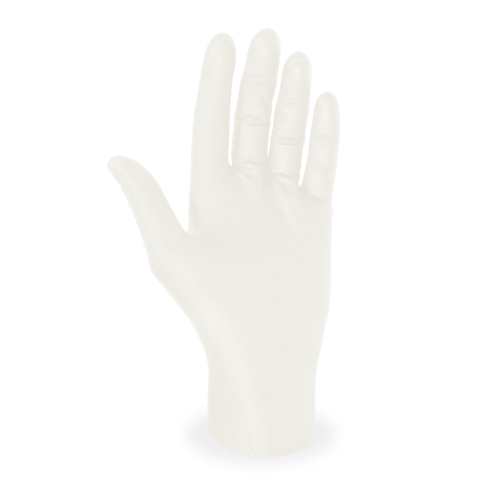 White latex gloves, powder-free S 100 pcs
