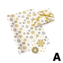 Gift paper 70 x 200 cm - Neutral 28 (mix of 5 Christmas designs) (1)