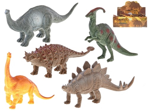 12asstd 14-17cm plastic dinosaur 12pcs in DBX