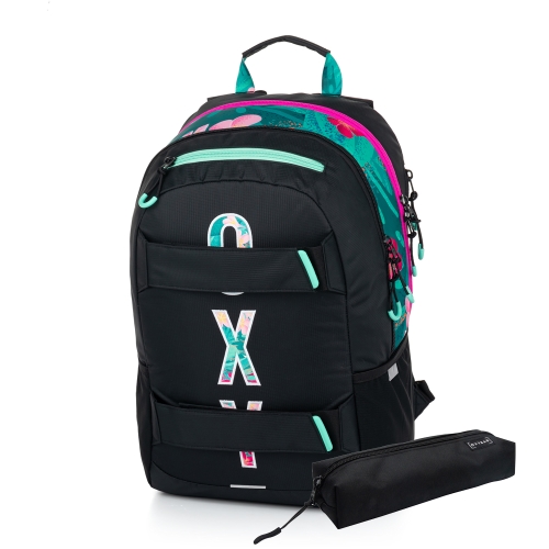 Student backpack + case OXY Sport Tropic