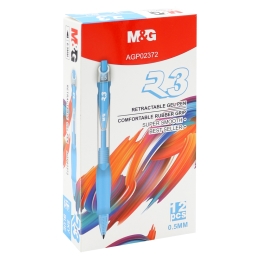 Gel pen M&G R3 - light blue ink (1)