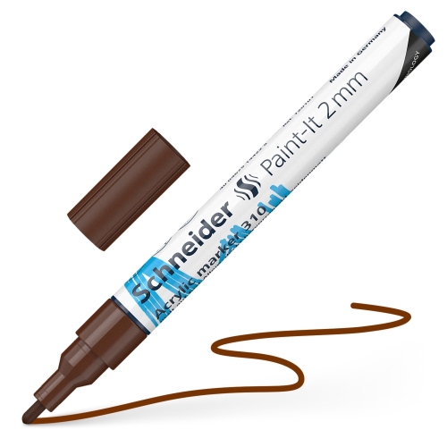 Schneider Paint-It 310 2mm akryl.m. brown
