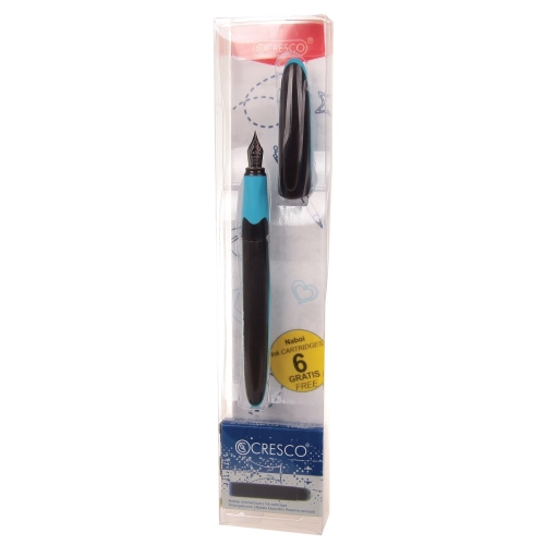 Pero bombičkové X Pen + 6 bombičiek - čierno-modré