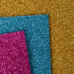 Dekoračná pena A4 EVA Glitter strieborná 2,0 mm, sada 10 ks (1)