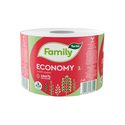 Tento Economy toilet paper, 2-ply/68 m, 1 pc