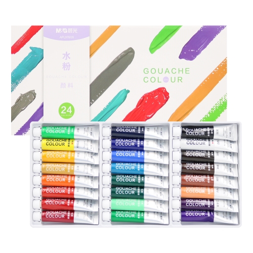 Gouache paints M&G 12 ml - set of 24 pcs