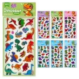 Samolepky Dinosaurus 11x24 cm (mix dizajnov /cena 1 bal)